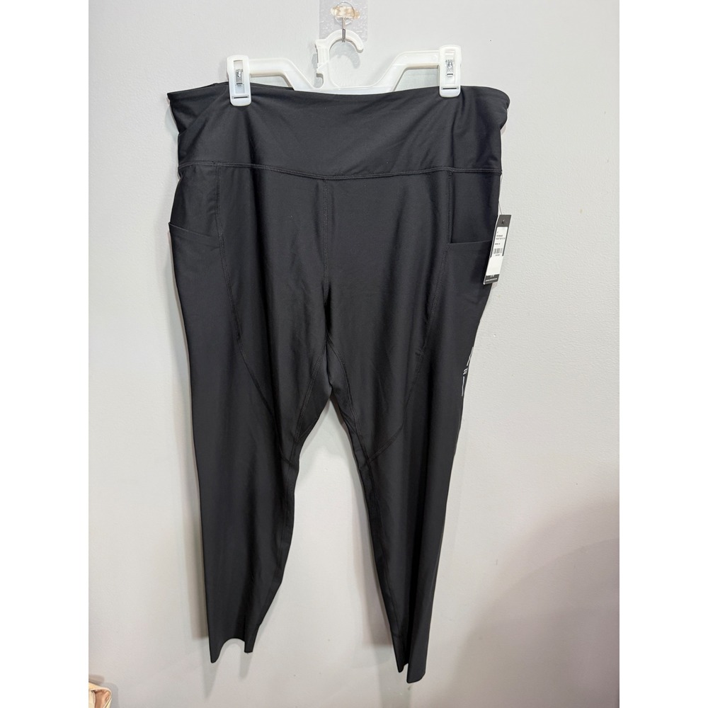 Peloton Performance Pocket Tight 25" Black Leggings Plus Size 2X WB00943-1-2X